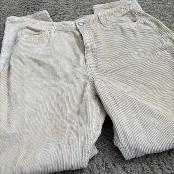 BDG Corduroy High-Rise Mom Tan Pant Size 31 - Picture 2 of 6